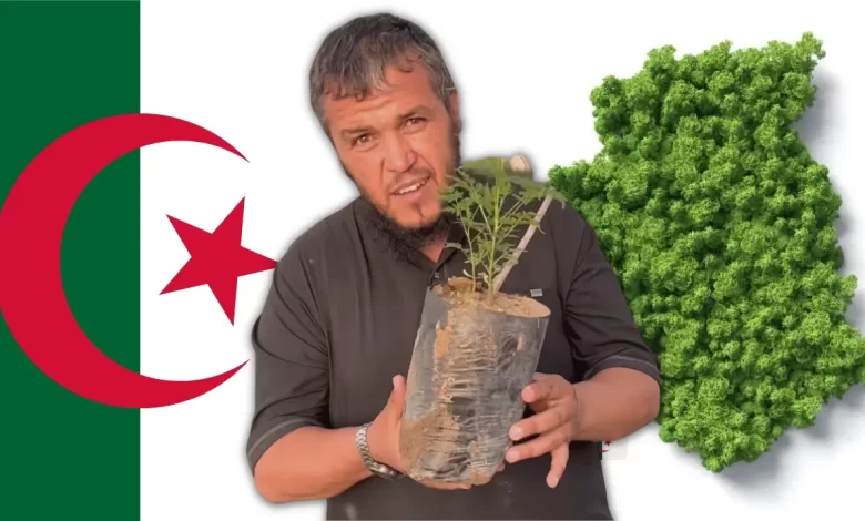 فؤاد معلى : المؤثر الذي يرغب في إعطاء لون أخضر للجزائر من خلال زراعة الأشجار 1 فؤاد معلى
